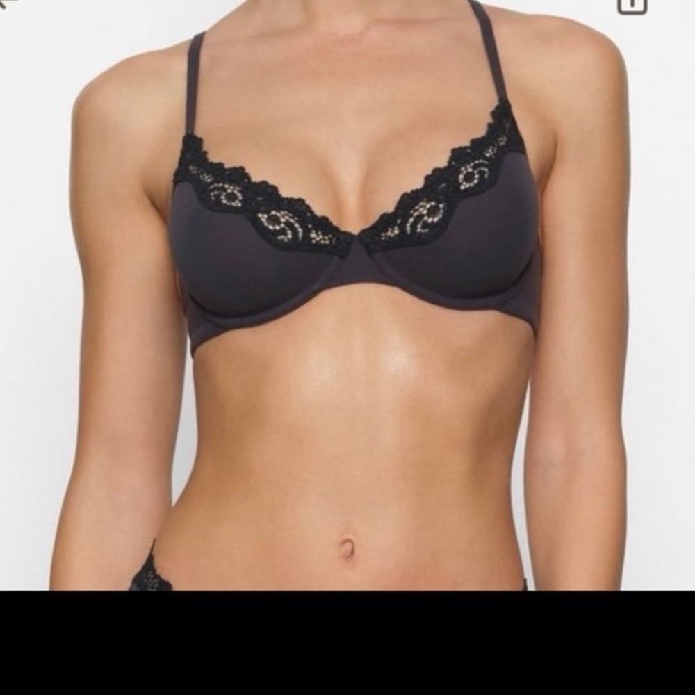 Skims Fits Everybody Lace Unlined Scoop Bra XL Brand new with tagsl